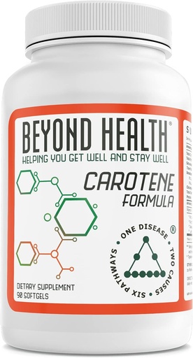 [BRSRMAI7CIPB6D32] Beyond Health Carotene Formula 90 Softgels - Supplement Infused with Carotenoids