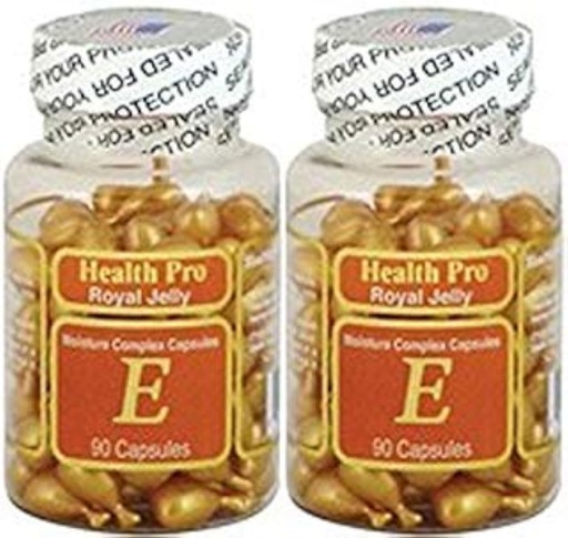 [BRSWIZQ7CYDB2FQZ] Vitamin E Skin Oil Royal Jelly, 90 Softgels (Pack of 2)