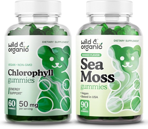 [BRSRAGQRBUGWO3IU] Wild & Organic Chlorophyll Gummies & Sea Moss Gummies