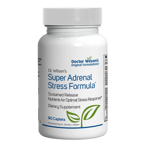 [BRSWIZYBDMNBUEI7] Dr. Wilson's Super Adrenal Stress Formula sustained Release nutrients for Daily Support 90 caplets