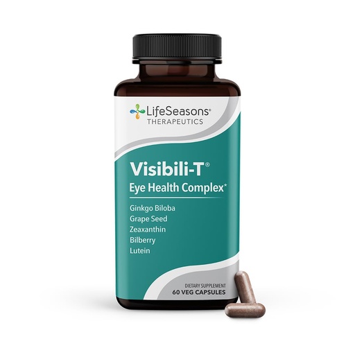 [BRSWI2QCCMJRQDLO] Visibili-T - Vitamin Supplement for Eye Health & Vision Support - Carrot Root, Chromium, Bilberry, Ginkgo Biloba, Grape Seed Extract, Lycopene, Vitamin A, Lutein & Zeaxanthin - 60 Capsules