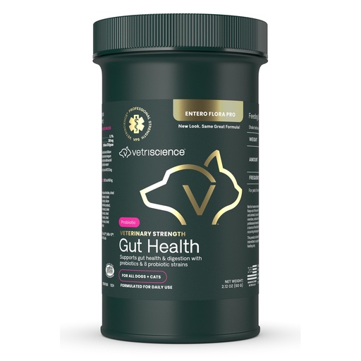 [BRSWGZQZCUFBEDL4] VetriScience Veterinary Strength Gut Health Powder - Gut Health Supplement for Pets - Immunity Support - Pet-Friendly Probiotic Powder - Tasteless & Odorless - 60 Servings