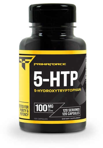[BRSRMZI7OQAW233K] Primaforce 5-HTP 100mg Supplement, 120 Capsules, 100mg Per Serving, 5-Hydroxytryptophan