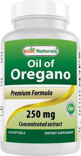 [BRSWIEATAEJQ233E] Best Naturals Oregano Oil 250 Mg Softgels, 120Count