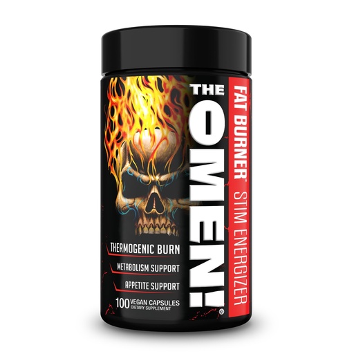 [BRSW2GQYOUJQ4FDZ] JNX SPORTS The Omen! Thermogenic Fat Burner – Fat Burner for Men & Women with Acetyl-L-Carnitine | Appetite Suppressant & Weight Loss Supplement | 100 Capsules