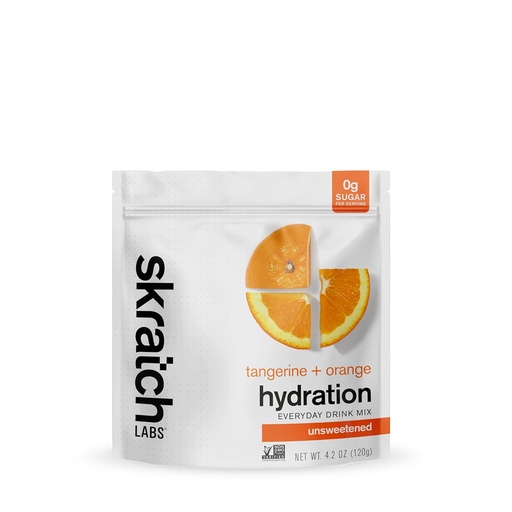 [BRSROBQCDMFQEHQ3] Skratch Labs Unsweetened Electrolyte Powder - Everyday Hydration - Sport Drink Mix - Sugar Free - Electrolytes Booster- Tangerine + Orange - 30 Servings - Keto, Paleo, Vegan, Non-GMO