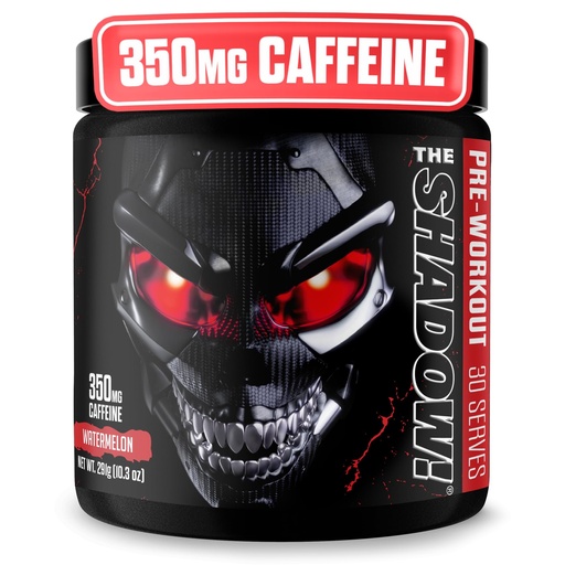 [BRSW2AQKOZ4AI3DG] JNX SPORTS The Shadow! High Stim Preworkout | 350mg of Caffeine | Watermelon 30 Servings | Electric Energy, Mental Focus & Superhuman Strength for Men & Women