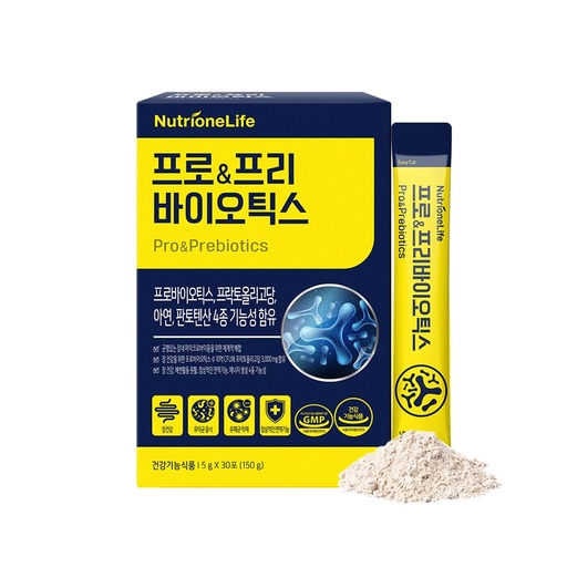 [BRSRAFAZCUMQMFD4] Pre&Pro Biotics, 1Billion CFU, Powder Type Korea Probiotics, Multi-Strain Probiotic Blend, Supports Digestive Wellness, Contains Zinc and Pantothenic Acid