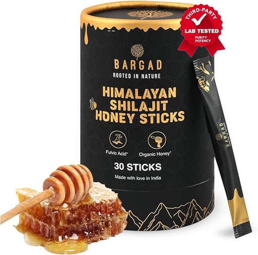 [BRSRAGA3BUCQAELA] Чистий Himalayan Shilajit Мед Sticks з Saffron - 30 Річ 75% + Fulvic Acid, 85+ Trace Minerals Natural Energy & Immunity Booster Легкий одноразовий Packets
