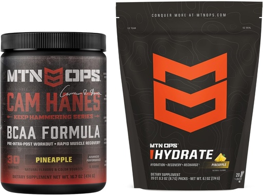 [BRSRAGLQCQCWKFLA] MTN OPS BCAA Pineapple + Hydrate Pineapple Bundle