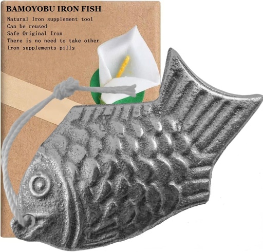 [BRSRAHT7BN5RSGT7] Iron Fish Cooking Tool Safe Original Iron to Your Food & Drinks, Supplement to Reduce Iron Deficiency Risks for Vegans Athletes Pregnant Women and Children, Mothers Day Gifts