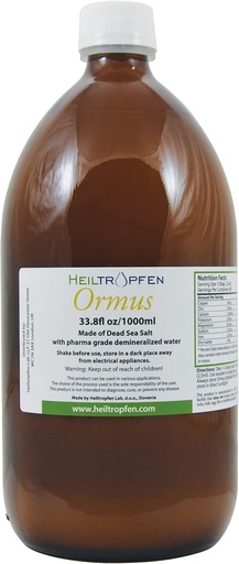 [BRSRMZYBCUHQ4333] Ormus 33.8 Fl Oz - 1000 ml | Concentrated Orme | Atomic Minerals | Heiltropfen®
