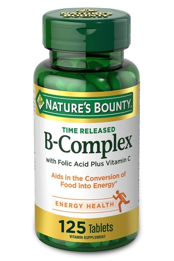 [BRSWIZDYAQABWYLA] NBTY VitB Cmpx w/Vit C TR 24x125 TAB US