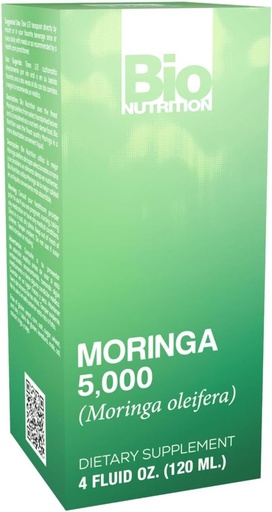 [BRSWIFQ3ABYBCE3K] Bio Nutrition Moringa Liquid Herbal Supplement 4 Fluid Ounces | Nutrient Dense | Antioksidlərdə yüksək / Quercetin daxildir | Güc Digestive Health / Immune Boost