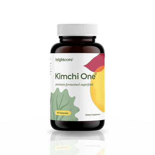[BRSROY34DIFBME3H] Brightcore Nutrition - Kimchi One, Kimchi Powder Capsules, Probiotics, Enzymes, & Antioxidant Supplement, Premium Gut Health Superfood for Overall Well Being, Gluten-Free, 90 Vegan Capsules