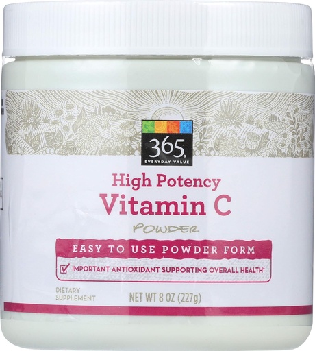 [BRSWGZQEBMCQYCL5] 365 by Whole Foods Market, High Potency Vitamin C Powder, 8 oz