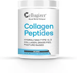 [BRSRAAT3DMCBODYV] Collagen Peptides - Hydrolyzed Type 1 & 3 Collagen Powder Protein Supplement | Grass Fed, Unflavored | 35 Servings