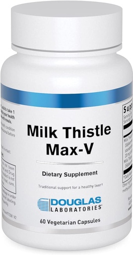 [BRSWIY34OMAA4D3G] Douglas Laboratories Milk Thistle Max-V | Стандартизированный травяной экстракт для поддержки печени | 60 капсул