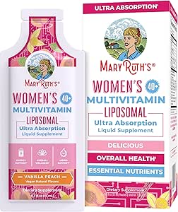 [BRSRAYL7OUFAGCD6] MaryRuth Organics Multivitamin for Women 40 | Womens Multivitamin Liposomal | Immune Support Supplement | Energy Supplements & Sleep Aid | Methylated Multivitamin | Vegan | Sugar Free | 14 Servings