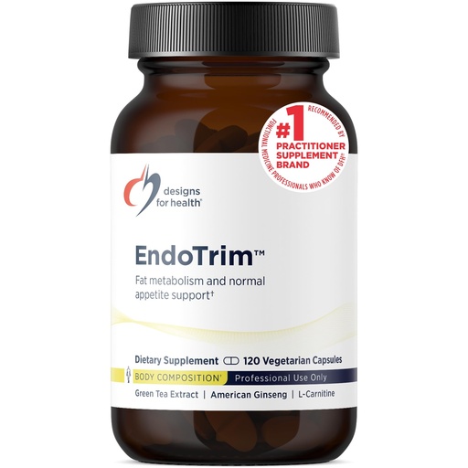 [BRSWIYQPAQPBMHTM] Designs for Health EndoTrim - Green Tea Extract, Garcinia Cambogia, Coleus Forskohlii + L-Carnitine Supplement for Men + Women - Vegan (120 Capsules)