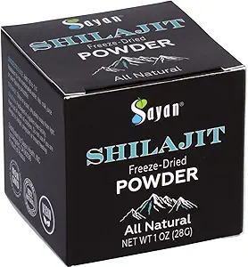[BRSWGCYHOR6RMAY6] Sayan Pure Shilajit Powder 1oz/28g, 5 Months Supply - Potent Organic Fulvic Acid Supplement - Supports Immune System, Memory, Focus, and Provides Natural Energy - Freeze-Dry Extract, Vegan, Non-GMO
