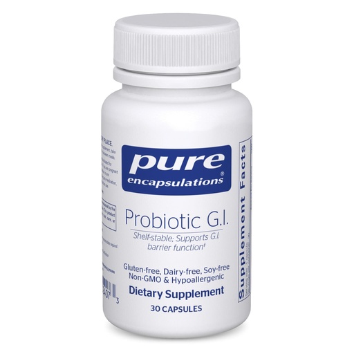 [BRSRMFIDBUCWECY3] Pure Encapsulations Probiotic G.I. - Shelf Stable Probiotic for Intestinal Health & Gastrointestinal Support* - with Lactobacillus & Bifidobacterium - 30 Capsules