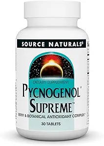 [BRSWIYD6DIMQIFI3] Source Naturals Pycnogenol Supreme, Berry & Botanical Antioxidant Complex* - 30 Tablets