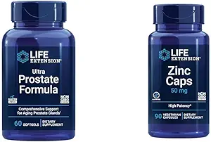 [BRSROAIQBF5QGCTH] Life Extension Ultra Prostate Formula & Zinc Caps