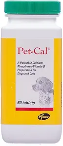 [BRSWIYT7OABB2YI5] Pet Tabs Calcium Formula Supplement, 60 Count