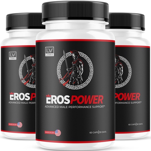 [BRSRABL4BUDRGYD4] (3 Pack) Eros Power Supplement - Eros Power Supplement, ErosPower Advanced Formula, Eros Power Capsules for Men, Eros Power Pills, 180 Capsules for 3 Months