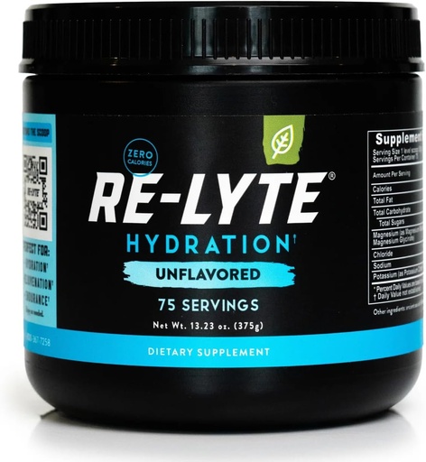 [BRSWY2QOOF6GAHT5] REDMOND Re-Lyte Hydration Electrolyte Powder Mix (Unflavored)