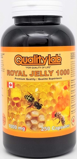 [BRSWY2QCDN5BO2AU] Royal Jelly 1000 mg 250 Capsules (Made in Canada)