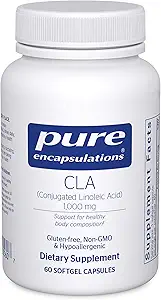 [BRSWIY36CAPBODT6] Pure Encapsulations CLA (Conjugated Linoleic Acid) 1,000 mg | Promotes Healthy Body Composition with Exercise* | 60 Softgel Capsules