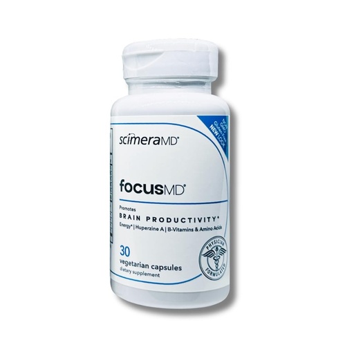 [BRSW2ZYZC4FQMETH] ScimeraMD® FocusMD Brain Supplement with Nootropic Organic Coffeeberry, Huperzine A for Memory, Focus, and Energy, 30 CT