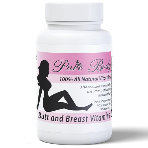 [BRSWIGI3DEDQKC32] #1 Butt Enhancer and Breast Enhancer Vitamins – Butt Growth & Breast Enhancement Pills for Slim Waist, Bigger Butt & Bigger Breast – PureBody Vitamins All-in-1 BBL Pills for Fast Booty & Breast Growth