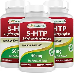 [BRSW2AQKOYJQGEI7] Best Naturals 5-HTP 50 mg 120 Capsules, 5 HTP Capsules Supports Relaxation & restful Sleep (360 Count(Pack of 3))