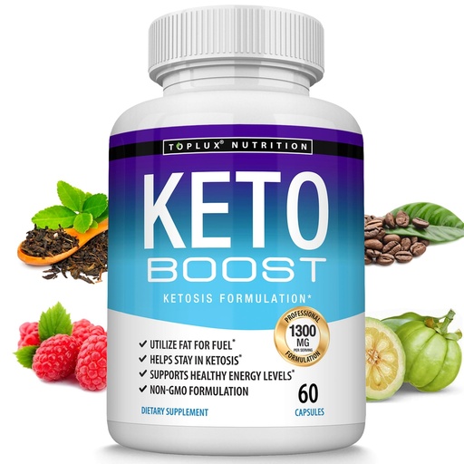 [BRSRMCARBEJQYFLJ] Keto Boost Diet Pills Ketosis Supplement - Natural Exogenous Keto Formula Support Energy & Focus, Advanced Ketones for Ketogenic Diet, Keto Diet Pills, for Men Women