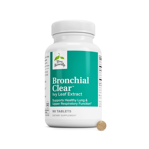 [BRSROAL5OYIWOAD7] Terry Naturally EuroPharma Bronchial Clear Ivy Leaf Extract 90 Tablet