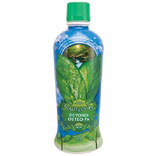[BRSWKHAIBIDRGDAZ] Youngevity Beyond Osteo-FX Liquid 32 oz - Calcium & Magnesium 1200/300mg + Vitamin D3, Zinc, MSM, Glucosamine + 77 Trace Minerals - Supplement for Bone Health