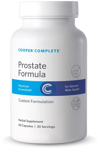 [BRSWKE3RDEGQIALM] Cooper Complete - Men's Prostate Health Supplement - Saw Palmetto, Lycopene, Pygeum Extract - 30 Day Supply Pack of 1