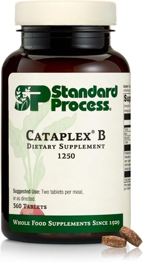 [BRSRAZYHBB4BQAD7] Standard Process Heart and Metabolism Support Bundle - Cataplex B & Cardio-Plus Dietary Supplement Set - Heart Circulation & Energy Production Aid Supplements - Cardiovascular Support with Vitamin B