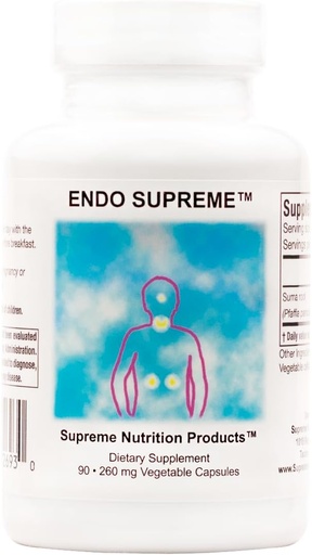 [BRSWKZL7BUPRYDDY] Supreme Nutrition Endo Supreme, 90 Pure Suma Root Vegetarian Capsules