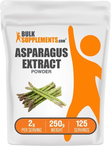 [BRSWGFIPCB5AEALA] BulkSupplements.com Asparagus Extract Powder - Herbal Supplement, Shatavari Powder - Gluten Free, 2g per Serving, 250g (8.8 oz) (Pack of 1)