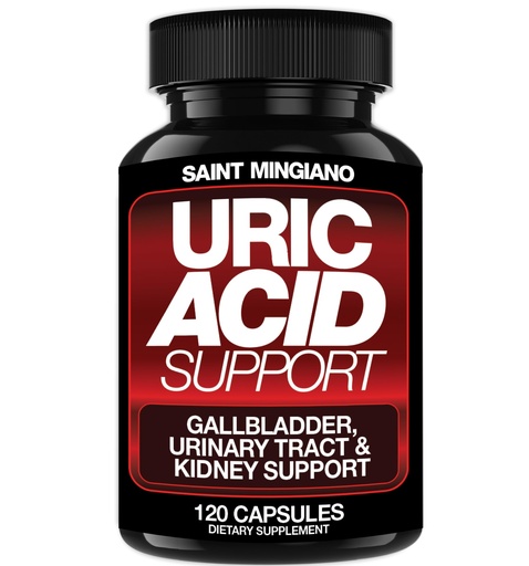 [BRSROGT3DEORO23X] Uric Acid Flush for Gout Support -120 Capsules - Supports Kidney Cleanse Detox & Repair, Gallbladder & Urinary Tract Issues - Essential for Detox & Joint Support - Cranberry Extract