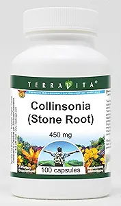 [BRSWI2QRPMCGC3Q7] Collinsonia (Stone Root) - 450 mg (100 Capsules, ZIN: 510769)