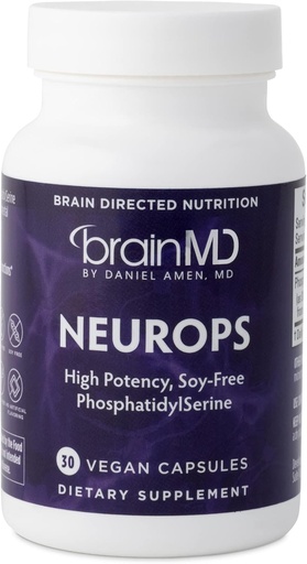 [BRSWGZY5O4PQO3DL] Amen BrainMD NeuroPS doktorea - 30 kapsula - 150 mg PhosphatidylSerine - Mental Focus, Energy & Memory - Gluten Free - 30 Zerbitzu
