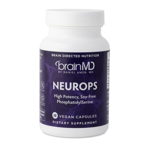 [BRSWGZY5O4PQO3DL] BRAINMD Dr Amen NeuroPS - 30 Capsules - 150 mg PhosphatidylSerine - Promotes Mental Focus, Energy & Memory - Gluten Free - 30 Servings