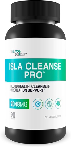 [BRSRAGL3A4CGCGYZ] Isla Cleanse Pro - Our Best Vein Health & Artery Health Full Body Cleanse Detox Supplement - Blood Cleanse Detox - Island Cleanse Heart Healthy Solution - Arteries Cleanse Body Detox Cleanse Tea Caps