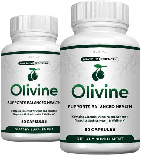 [BRSROGL4OEFQOGYY] Avaivy Olivine - Olivine Dietary Supplement כמוסות (2 Pack, 120 קפסולות)