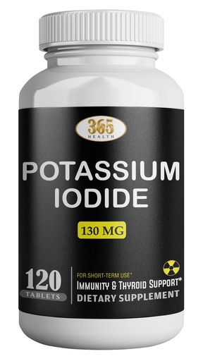[BRSROHQLCF6RAFDL] Potassium Iodide130 mg - KI Tablets- Potassium130 mg - USA Made Potassium Iodine Pills YODO Naciente, Yoduro de potasio - 120 Tablets